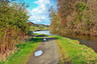 Forth and Clyde Canal in Springtime, Scotland Forth and Clyde Canal in Springtime, Scotland