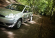 Auto im Wald