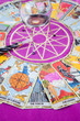 Tarot cards with the crystal ball and magic wand (2). Tarot cards with the crystal ball and magic wand (2).
