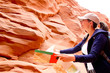 Tourist at the Grand Canyon