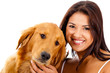 Woman with a dog