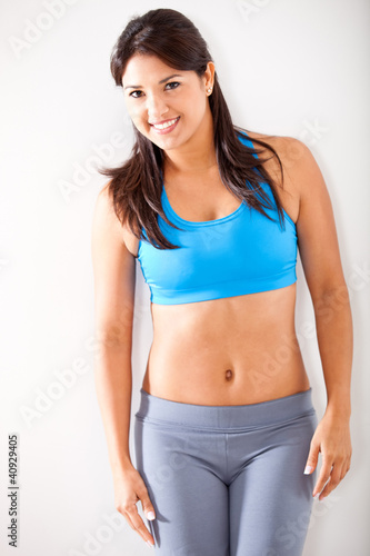 Photo: Happy fitness woman Happy fitness woman