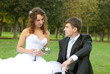 young bride with bridegroom