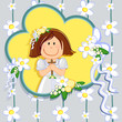 Prima comunione bambina 1-First communion girl Prima comunione bambina 1-First communion girl