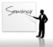 Tafel Seminar mit Mann