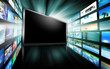 Computer screens with images
