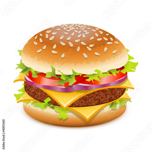 Vector: Cheeseburger Cheeseburger