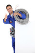 Young electrician