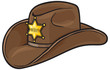 Old Western Sheriff Hat