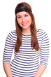 Young positive woman