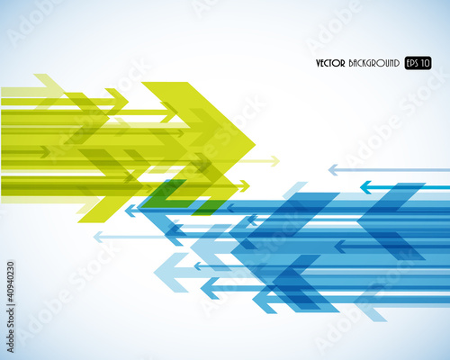 Vector: Abstract background with colorful arrows. Abstract background with colorful arrows.