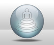 Hovering Sphere Button "Amphitheater"