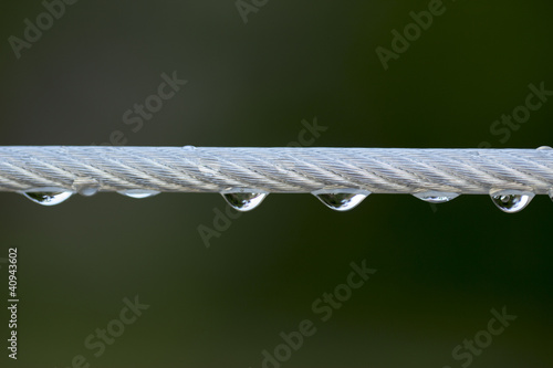 Photo: Water Droplets on a Rope Water Droplets on a Rope