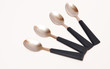 Spoons isolated on white background