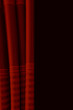 fabric red curtains