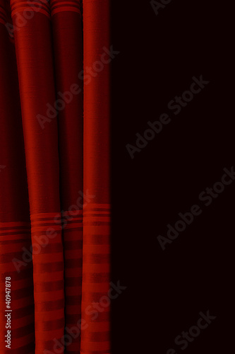 Photo: fabric red curtains fabric red curtains