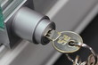 Key in door