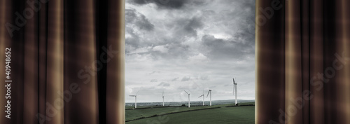 Photo: wind farm view wind farm view