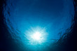 Blue water background