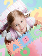 Foto: Back to school - lovely schoolgirl portrait Back to school - lovely schoolgirl portrait