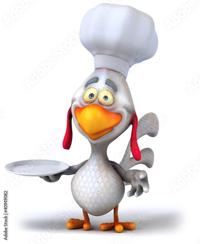 Illustration: Poulet chef Poulet chef
