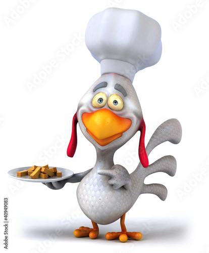 Illustration: Poulet frites Poulet frites
