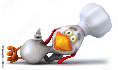 Illustration: Poulet chef Poulet chef