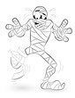 Funny Cartoon Mummy