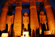 illuminations of the ancient egyptian temple of Luxor illuminations of the ancient egyptian temple of Luxor