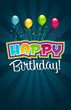 Details der Fotografie Happy Birthday Greeting Card