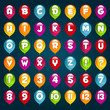 Party Balloons Alphabet