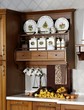 Kitchen buffet with ancient ware