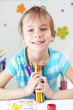 Child painting