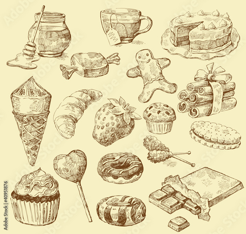 Vector: sweet collection sweet collection