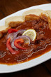 meat with sauce