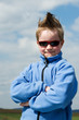 boy with sylish hair boy with sylish hair
