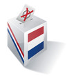 Vektor: Wahlbox-Niederlande Wahlbox-Niederlande