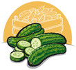 fresh cucumbers