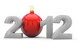 2012 mit Christbaumkugel