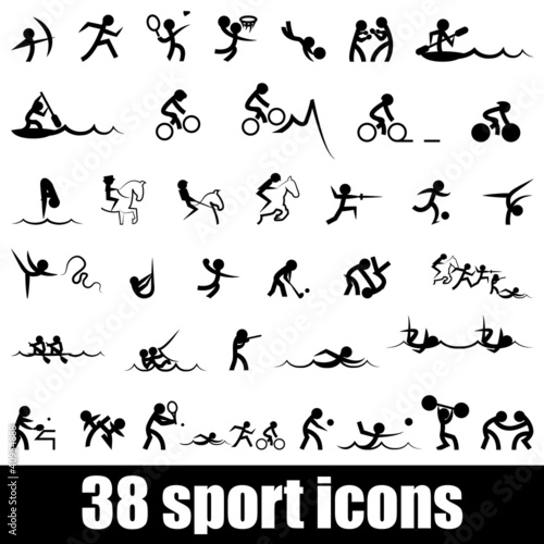Vector: Sport icons Sport icons