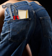 Toolkit  in a blue jeans pocket