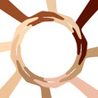 circle from different hands