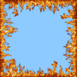 Feuer rahmen, blau