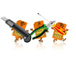 SIM-card in the form of little people are tools. SIM-card in the form of little people are tools.
