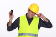 Male construction worker