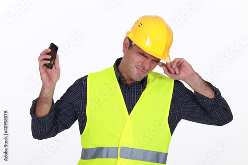 Photo: Male construction worker Male construction worker