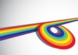 Rainbow background  3d