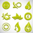 Eco sun icons