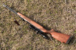 Photo: Rifle and knife on a grass Rifle and knife on a grass