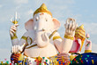 Pink ganesha statue at Siamganesh park Pink ganesha statue at Siamganesh park